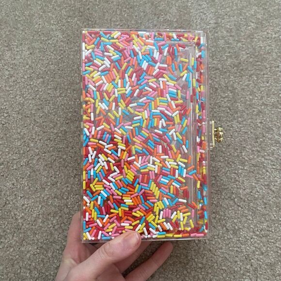 Sephora x Museum of Ice Cream Sprinkle Limited Edition Translucent Clutch NEW - Picture 4 of 12